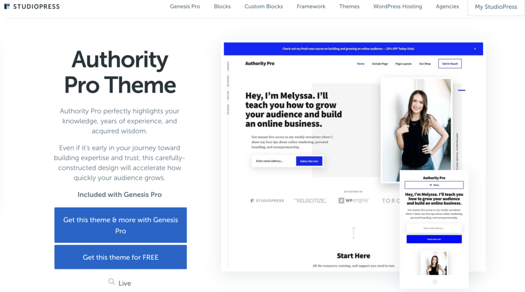 Authority Pro_WordPress Themes for Personal Websites
